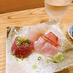 Sushi Kinosuke - お造り3品