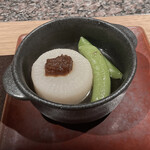 FRENCH TEPPAN 静香庵 - ◯ 大根のコンソメ煮 かぐら南蛮味噌