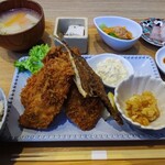 とく山 - アジフライ定食