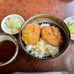 須坂屋そば - ミニたれカツ丼