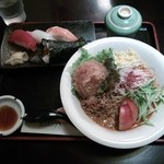 ほうせい丸 - かき氷・冷やしタンタン麺セット