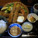 和食家 おがわ亭 - エビフライ御膳　９８０円