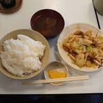 焼鳥 ホルモン おすみ - ホルモン定食　ご飯大