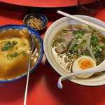 美祥 - 天津丼+醤油ラーメンセット　850円