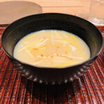 すし処 ひさ田 - ◆黄韮（岡山）の味噌汁