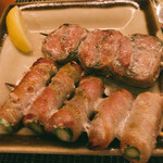 南蛮亭 - しそ巻串とアスパラ巻き串