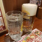 炭火焼鳥 ゆ鳥 - ドリンク写真:エア乾杯