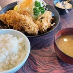 とんかつ わらしっ子 - 定食ご飯と味噌汁おかわりOK