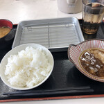 Atsuatsuagetatetecchan - ご飯（中）と天つゆとお味噌