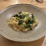 雲場亭 - 出汁の効いたブルーチーズのパスタ