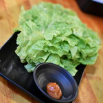 七輪焼肉 安安 - サンチュ（２０９円）２０２３年５月