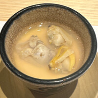 鮨 功 - 浅利の茶碗蒸し