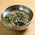 Seaweed soup