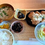 みのりカフェ 季楽 - 骨太有田鶏のチキン南蛮定食(1190円)