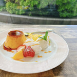 風の森 コスモポリタンカフェ - プリンプレート