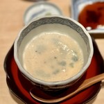 鮨 はしもと - 2023.4.  蛤の茶碗蒸し