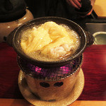 天現寺小野 - 鱧鍋（松茸入り）