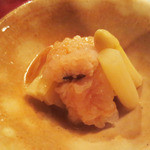 天現寺小野 - 鱧の梅酢ソース