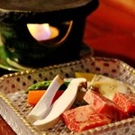 本家伴久 - 焼物（和牛石焼き） (2013.Jul)