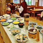 本家伴久 - 朝食バイキング会場(2013.Jul)