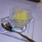 オーベルジュ オーパヴィラージュ - お口直し みかんのグラニテ