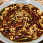 八幡麻婆 雅 - 八幡麻婆豆腐丼定食 辛さ増し(1,100円)