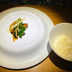 隼 - ればにら。(定食のご飯　(^^)