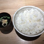 将泰庵DINER - セットのご飯とお吸い物