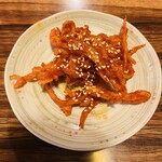 韓国風食堂 富味 - キムチの中で譲れないのが「さきいかキムチ」美味しくてはまるよね♡