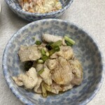 ゆたか食堂 - 鶏皮ポン酢