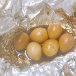 Yakitori Ippuku - うずら卵のホイル焼き¥370