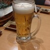 九州人情酒場 魚星 - 生ビール(アサヒ)290円