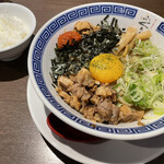 からみそラーメン ふくろう - からみそまぜそば870円