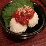きはるの胡麻鯖や - クリームチーズとイカチャンジャ
