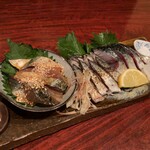 きはるの胡麻鯖や - サバ盛り合わせ
