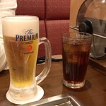 Shinjuku Pasutakan - 生ビール＆アイステー