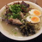 ラーメン櫻島 - 2013/7/20にたべた”くずしチャーシュー麺”￥７５０です。