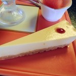 日本料理 にじ - 豆乳のチーズケーキ。