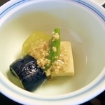 日本料理 にじ - 高野豆腐。