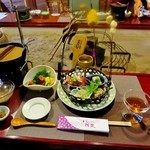 本家伴久 - 文月の喰切り料理（平家落人焼き）(2013.Jul)