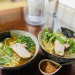 春紀 - with赤だし味噌ラーメン（大）と…甘海老ペースト