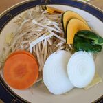 千葉ビール園 - デフォの野菜盛り