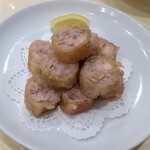 一楽 - エビの巻き揚げ 