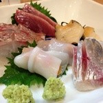 ふく田 - 刺身盛合せ