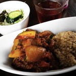 海カフェ ネフ - 玄米野菜カレー