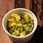 スパイスカフェ - 2杯目のビールのお通し