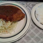 シエル - クリームコロッケランチ（お味噌汁は後で出てきました）