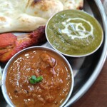 ナンハウス - カレー2種