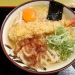 山崎製麺 - 天玉うどん ¥480