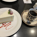 Cafe de KAORI - カマンベールチーズケーキのケーキセット@1,150円